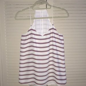 Express V-Neck Cami - Stripes pattern